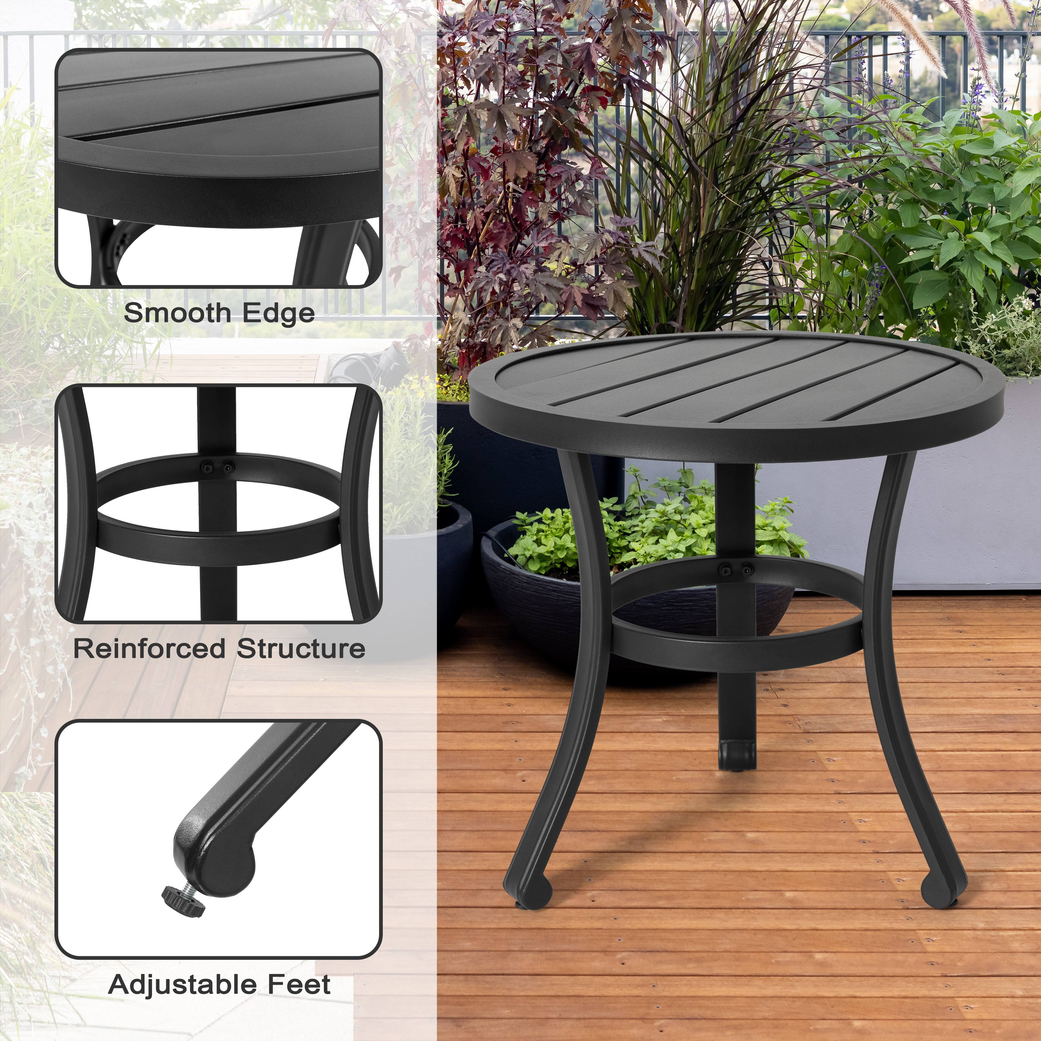 Smooth Edge Reinforced Structure Adjustable Feet