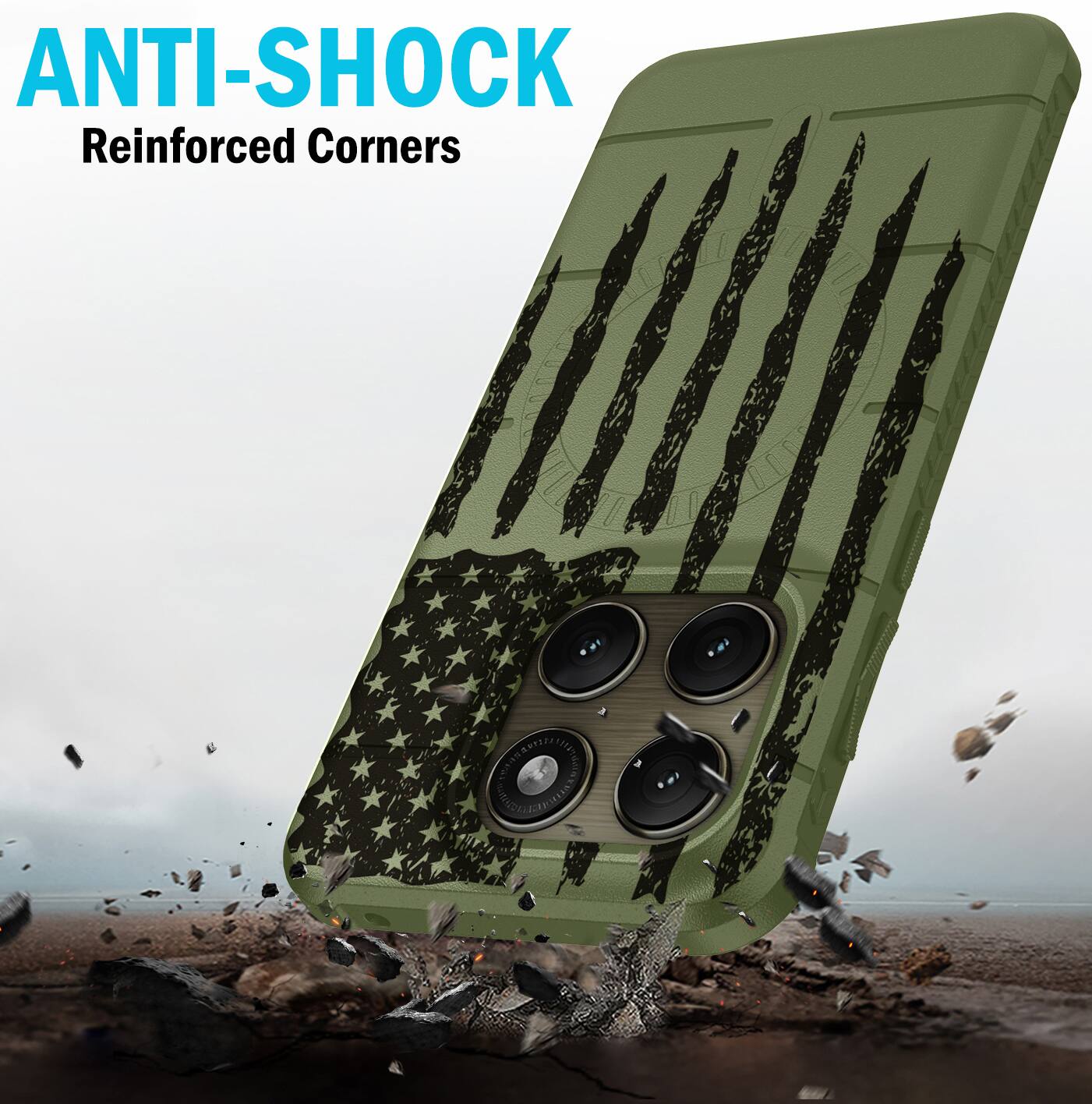 ANTI-SHOCK  
Reinforced Corners