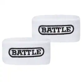 Battle Sports - Football Thick Arm Bands - White/Black