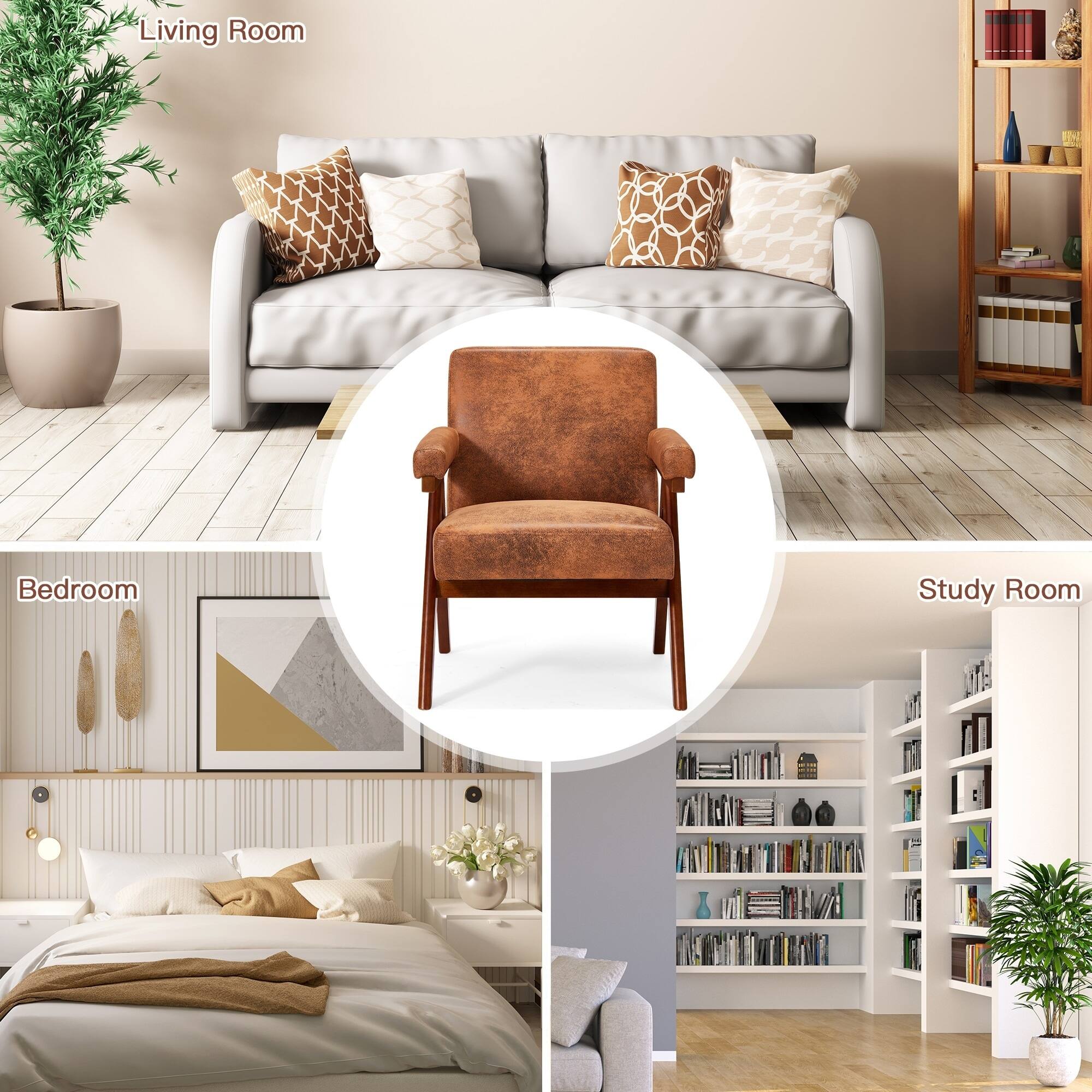 Living Room  
Bedroom  
Study Room