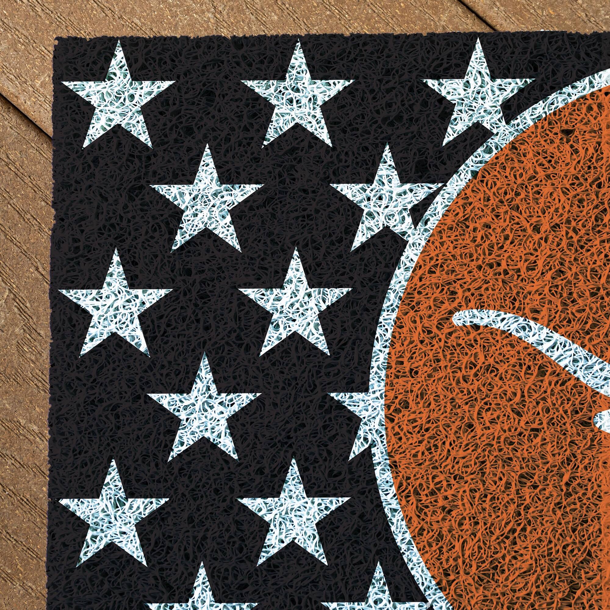 Alt View 2. Evergreen Enterprises - Texas Longhorns 16" x 28" Stars & Stripes Patriotic Turf Mat - Multicolor.