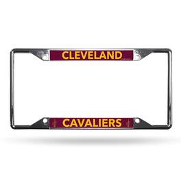 Rico Industries - Cleveland Cavaliers NBA Lightweight Chrome Metal License Plate Frame - Multi