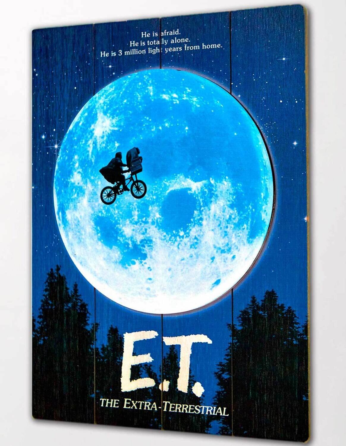 He is afraid.  
He is totally alone.  
He is 3 million light years from home.  
E.T.  
THE EXTRA-TERRESTRIAL