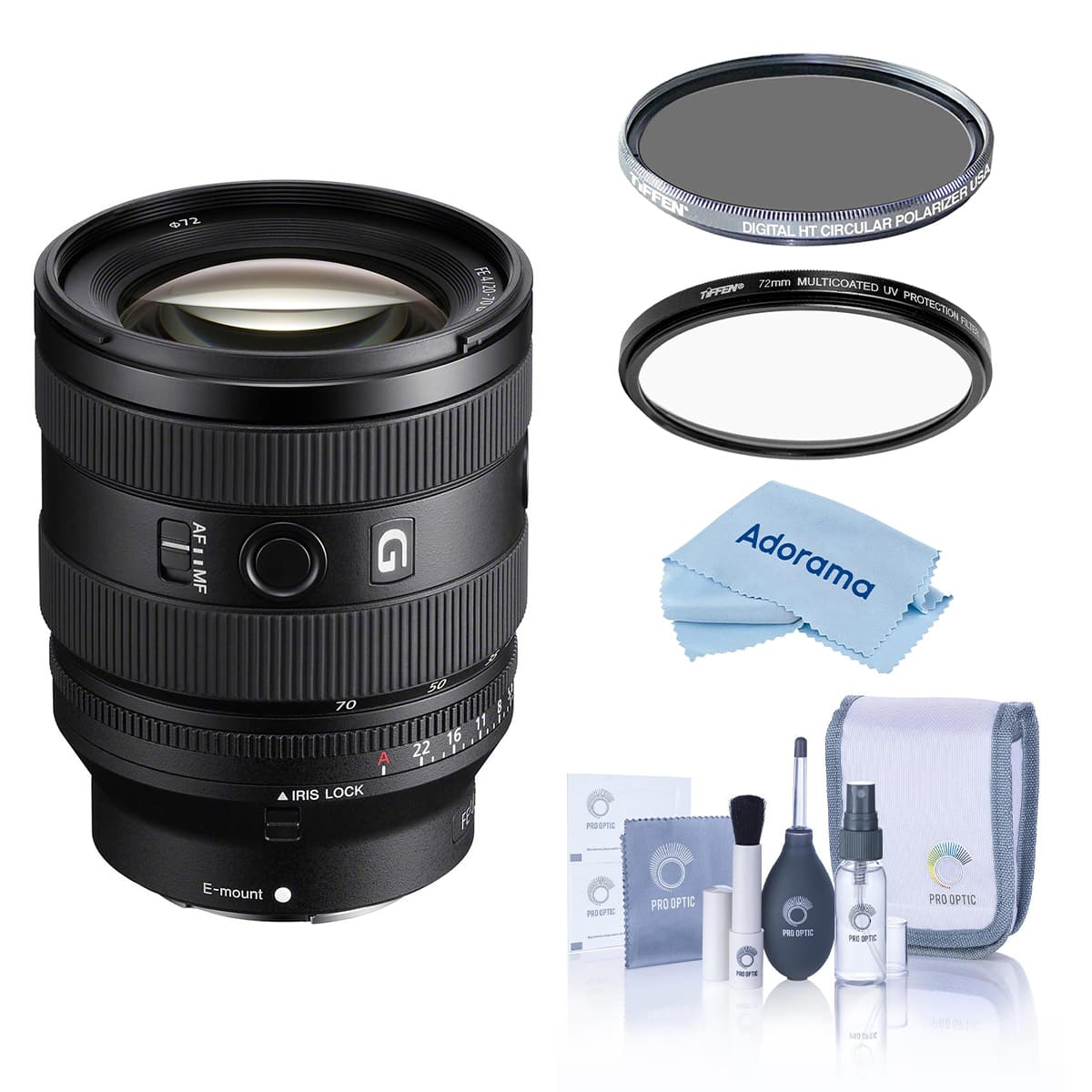 Sony - FE 20-70mm f/4 G Lens, Bundle with Tiffen 72mm UV and CPL Filters price history on PriceWatchPro