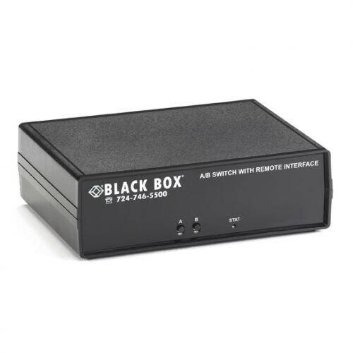 WITH REMOTE INTERFACE A/B SWITCH BLACK BOX 724-746-5500

A/B SWITCH WITH REMOTE INTERFACE

BLACK BOX

724-746-5500

STAT