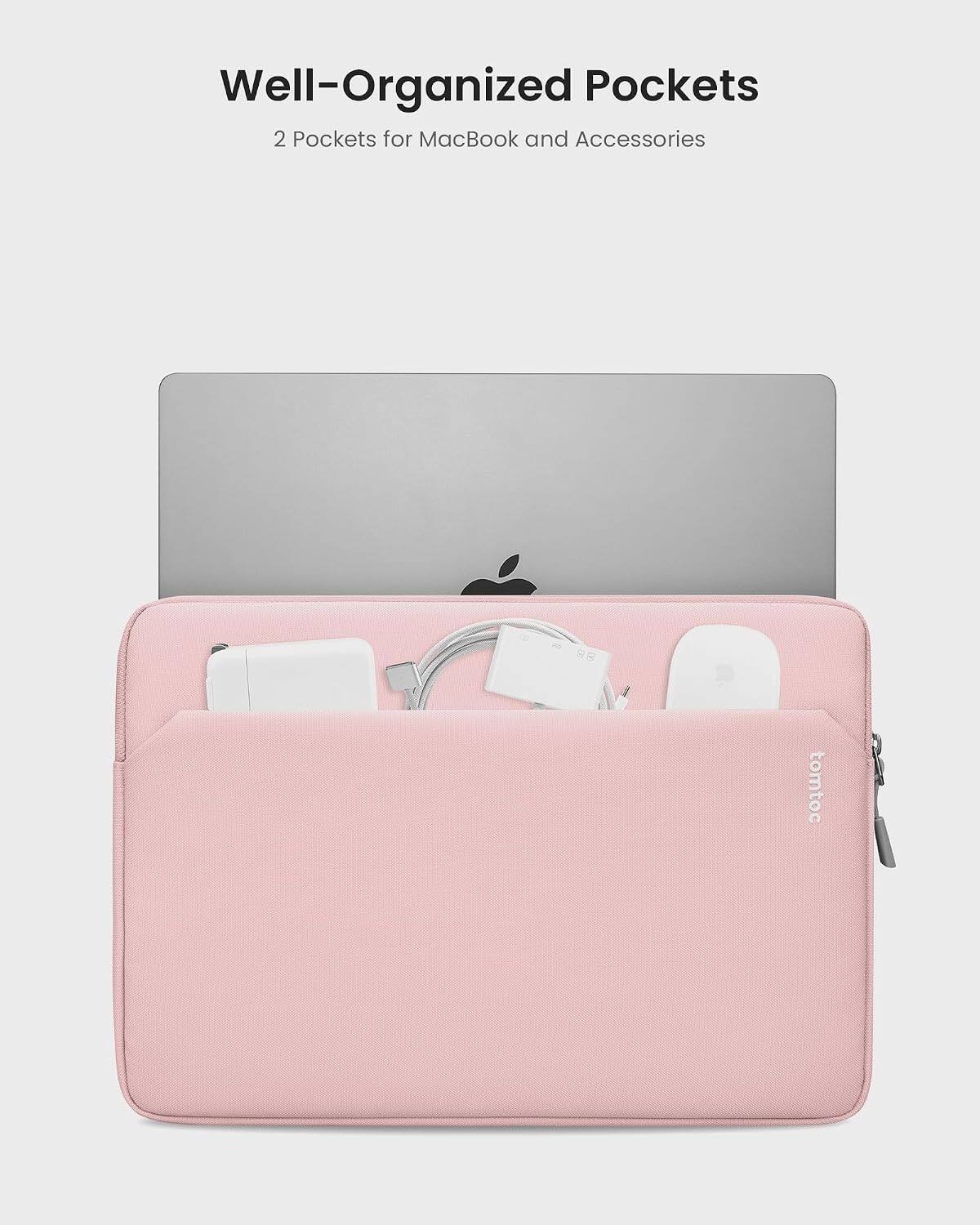 Well-Organized Pockets  
2 Pockets for MacBook and Accessories