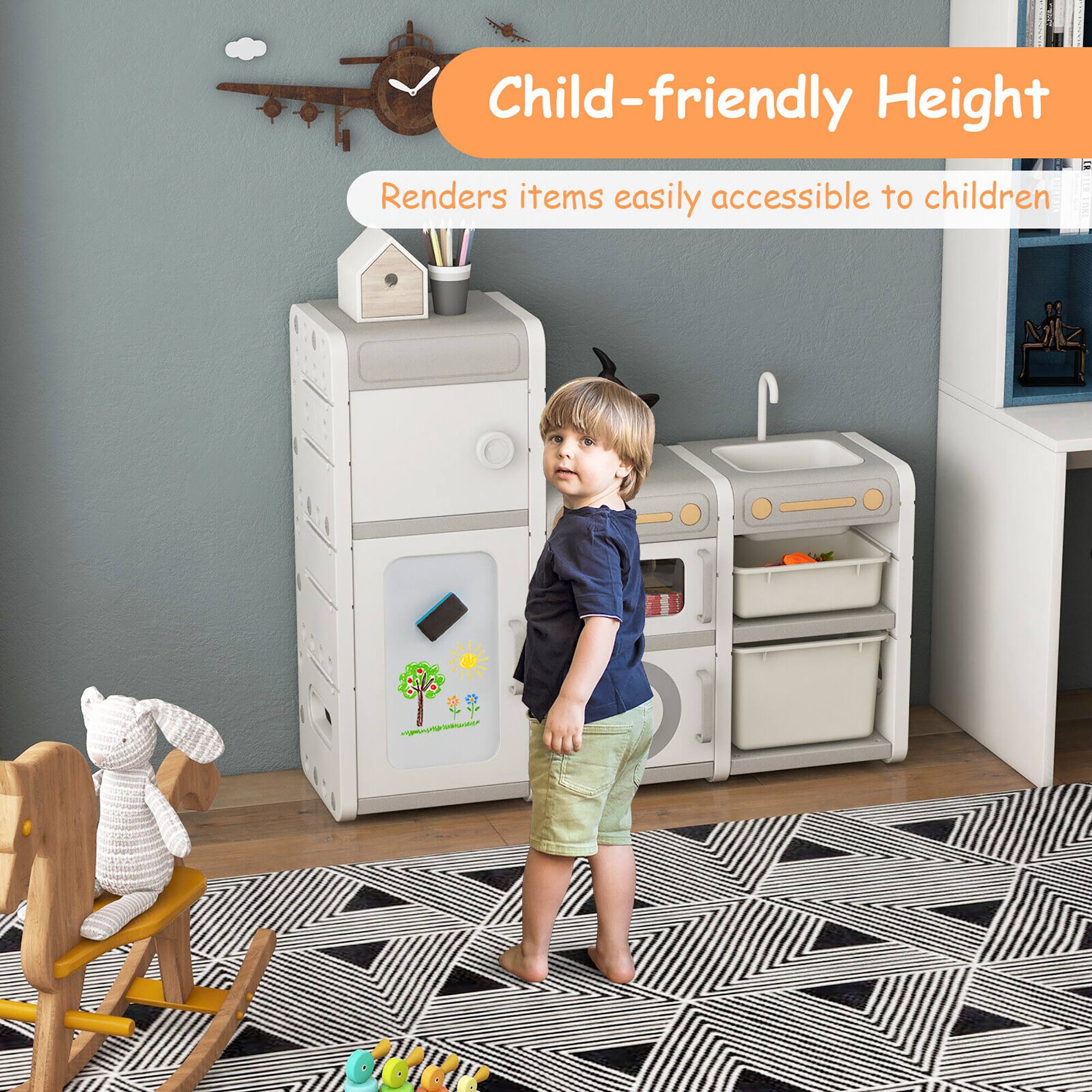 Child-friendly Height  
Renders items easily accessible to children