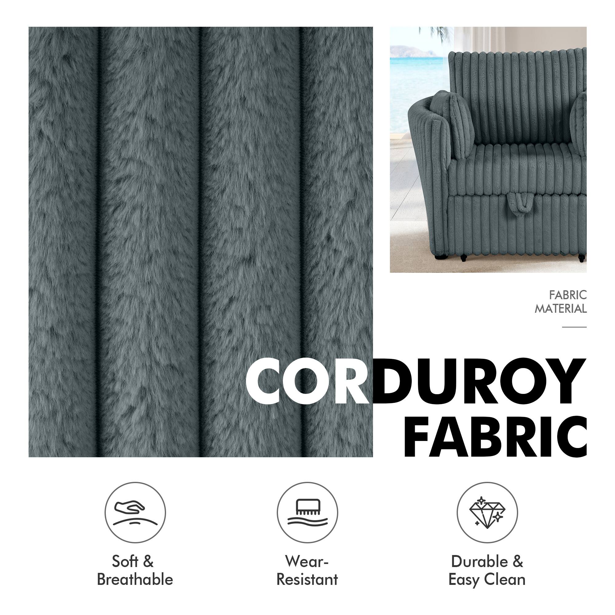 CORDUROY FABRIC

- Soft & Breathable
- Wear-Resistant
- Durable & Easy Clean