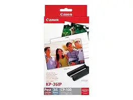 Canon - Color Ink Cartridge and Paper Value Pack, 36 Prints - Photo