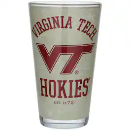 Indigo Falls - Virginia Tech Hokies 16oz. Retro Pint Glass - Multicolor