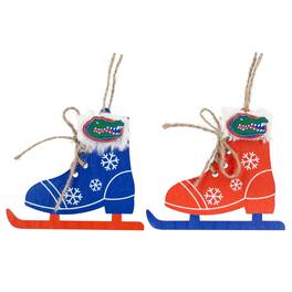 The Memory Company - Florida Gators Two-Pack Ice Skate Ornament Set - Multicolor