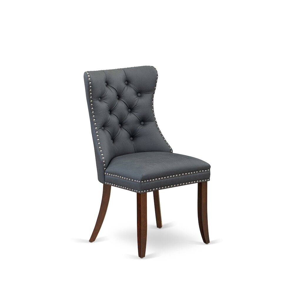 Back. East West Furniture - Parson Dining Chairs - Red.
