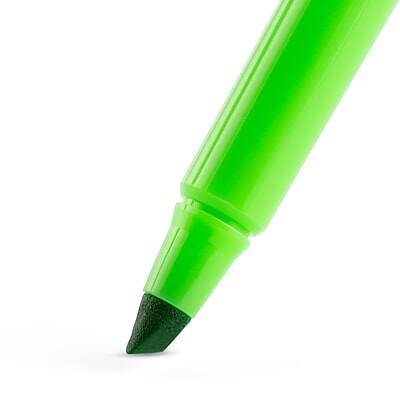 Alt View 1. BIC America - BIC Brite Liner Stick Highlighter, Chisel Tip, 12/Pack - Green.