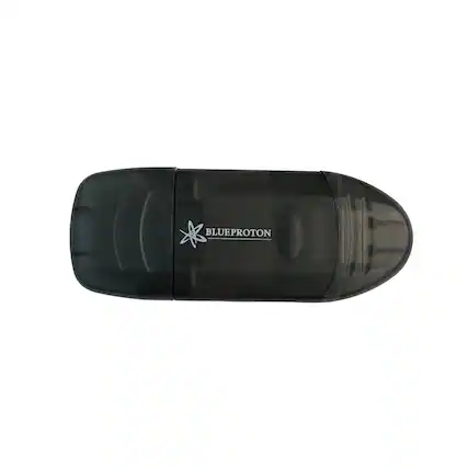 Front. BlueProton - BlueProton USB 2.0 SDHC/SDXC Card Reader Writer (Black).