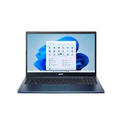 Front. Acer - Aspire 3 - 15.6" Touchscreen Laptop AMD Ryzen 5 7520U 2.80GHz 16GB 1TB W11H | A315-24PT-R1L8 | NX.KJZAA.003 - Blue.