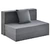 Front. Costway - Costway Folding Mattress with Pillow 6 Inch Tri-fold Sofa Bed with High-Density Foam - Dark Grey.