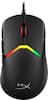 Front. HyperX - Pulsefire Saga Lightweight Wired Optical Gaming Mouse with RGB Lighting - Black.