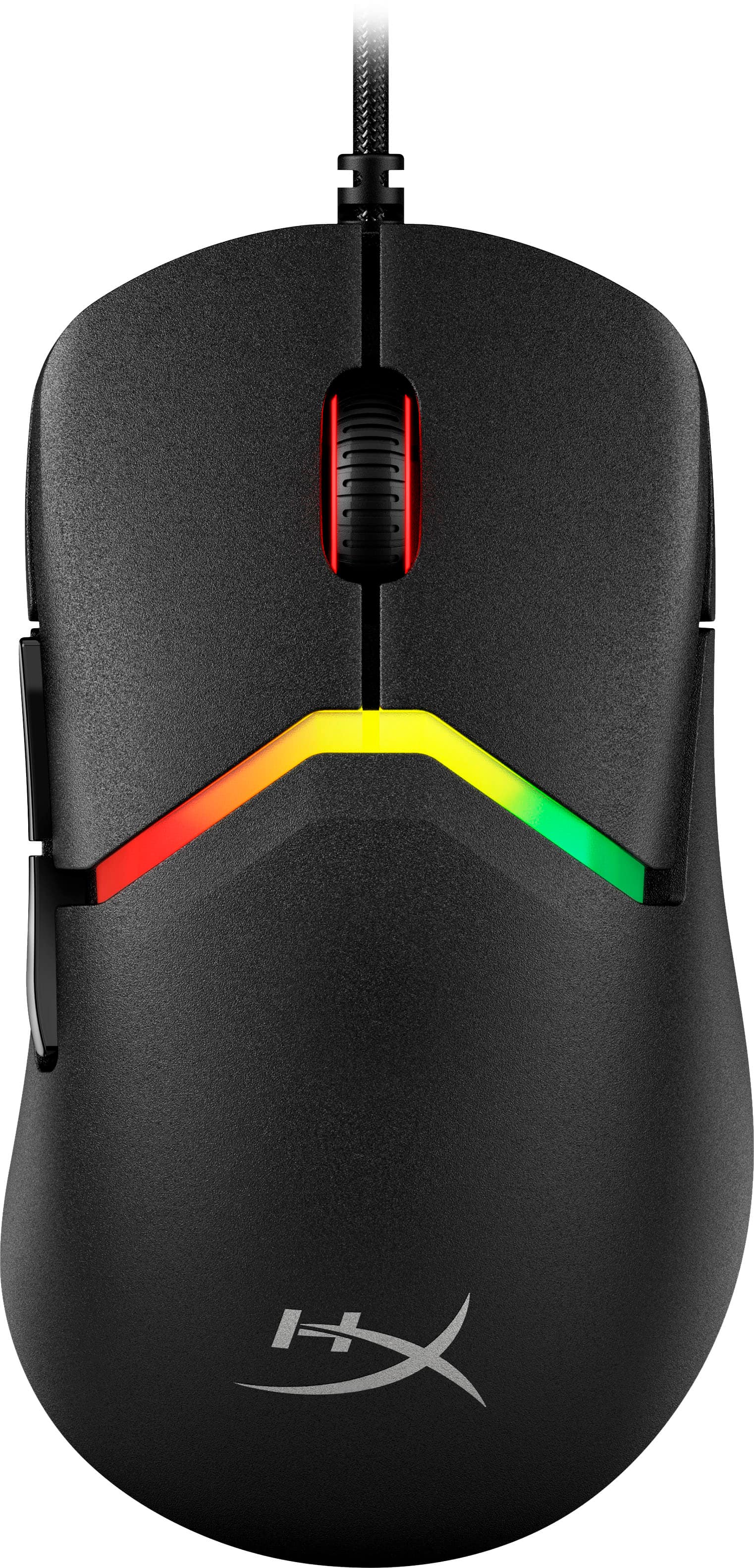 HyperX - Pulsefire Saga Lightweight Wired Optical Gaming Mouse with RGB Lighting - Wired - Black