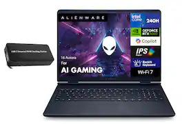 Alienware - 16 Aurora AC16250 Laptop 16.0 WQXGA (Intel Core 7 240H, 32GB DDR5, 2TB PCIe SSD, Win 11 Pro) - Blue
