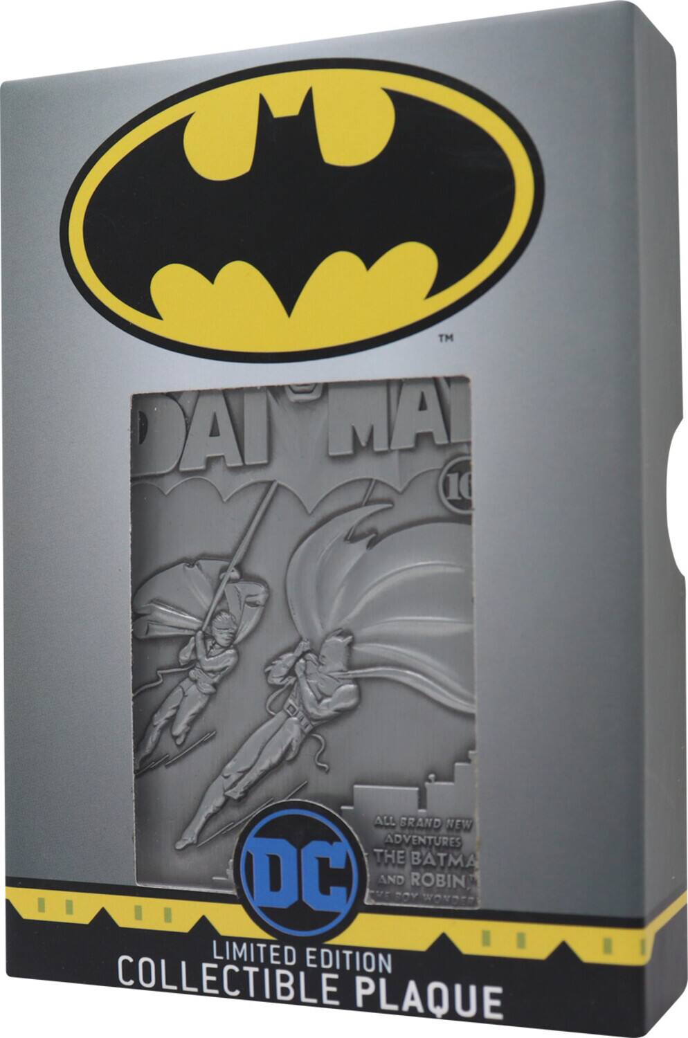 TM DAILY MAI 10 ALL BRAND NEW ADVENTURES THE BATMAN AND TOY ROBIN WONDER LIMITED EDITION COLLECTIBLE PLAQUE