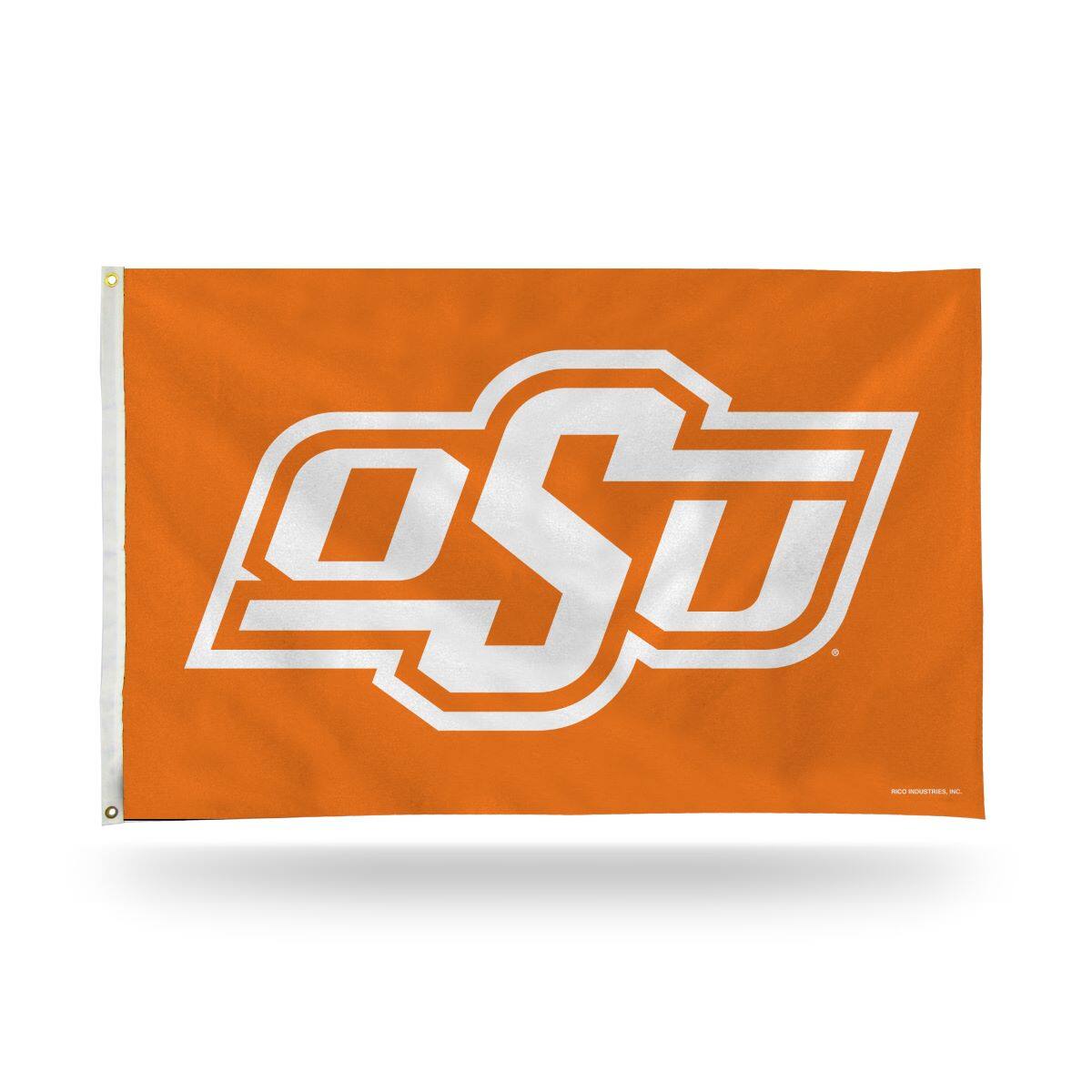 Front. Rico Industries - Oklahoma State OSU Indoor / Outdoor 3x5 Banner Flag - Multi.