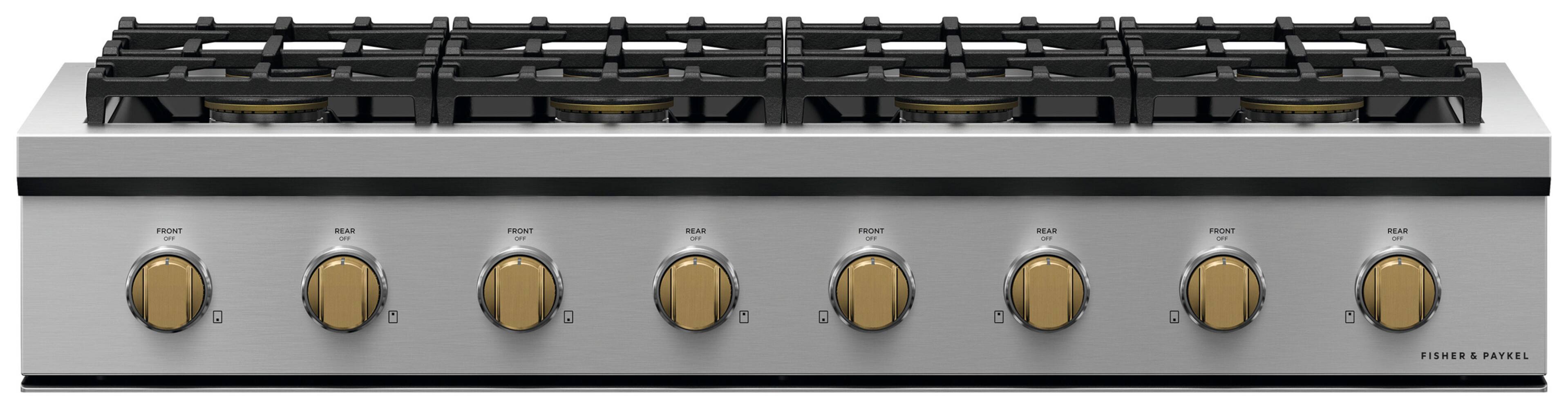 The text on the image reads: "Front ... Sear - Trint 1 RTAR ... Front 1 RTAR ... Front ... Rear -- Fisher & Paykel."