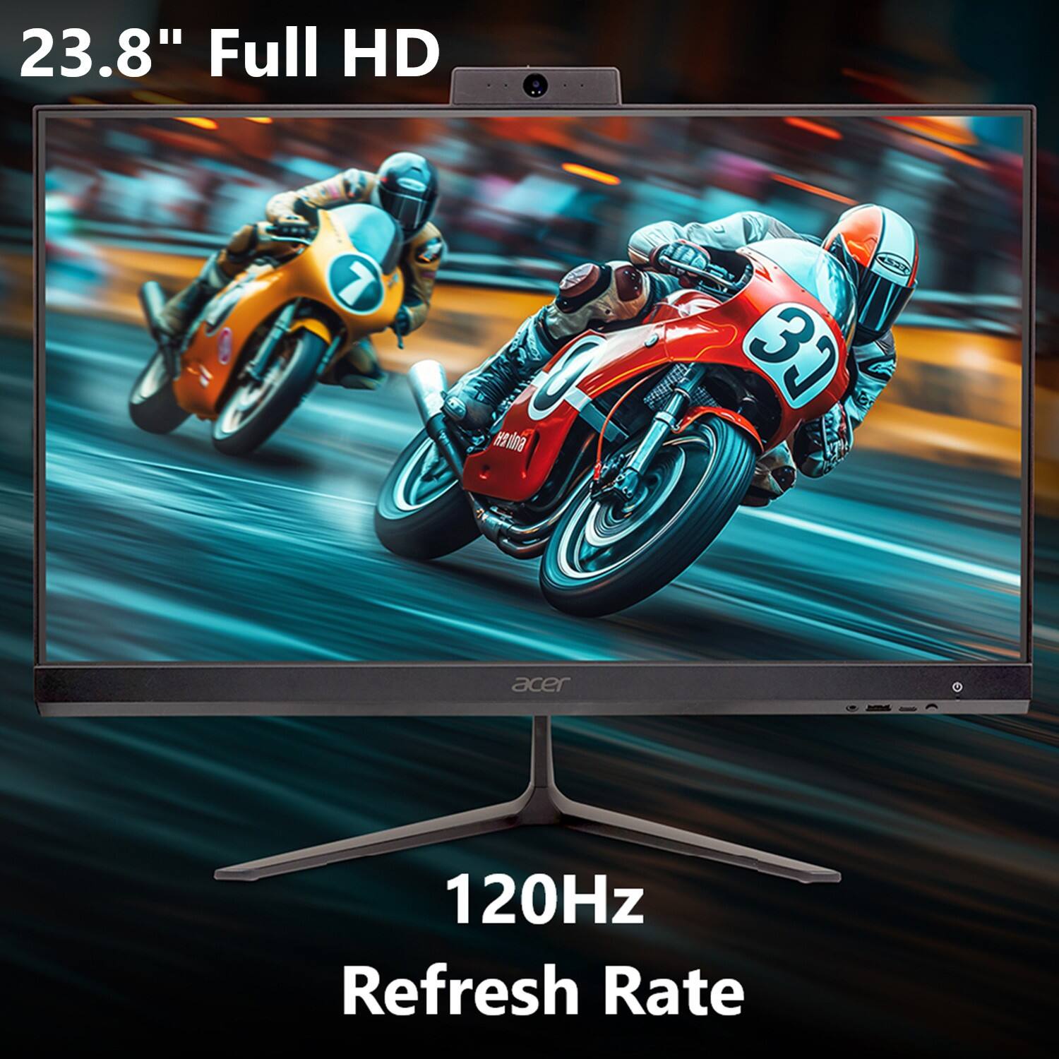 23.8" Full HD, 120Hz Refresh Rate, acer