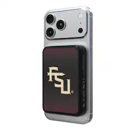 Keyscaper - Florida State Seminoles Wireless Magnetic Power Bank - Black