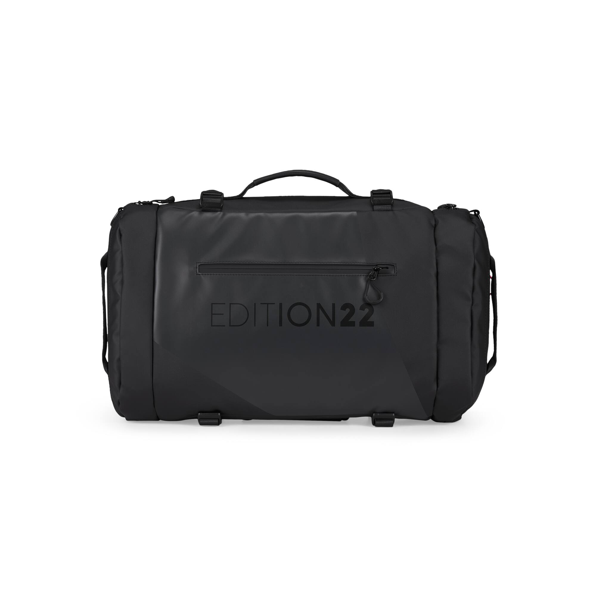 Angle. Bugatti - Signature Duffle Bag - BLACK.
