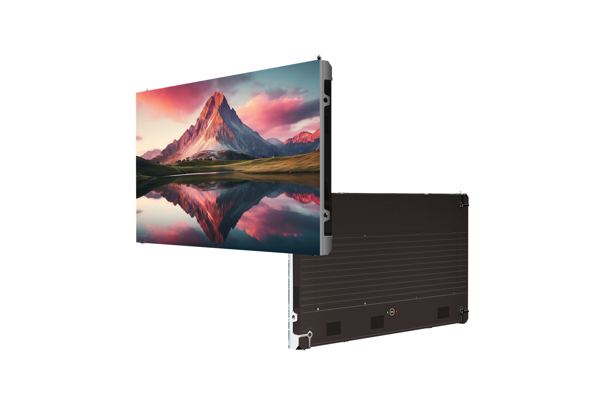 Alt View 2. AWALL - 129" CoB MicroLED TV C series 0.9 Pixel Pitch 21:9 External Processor - Black.