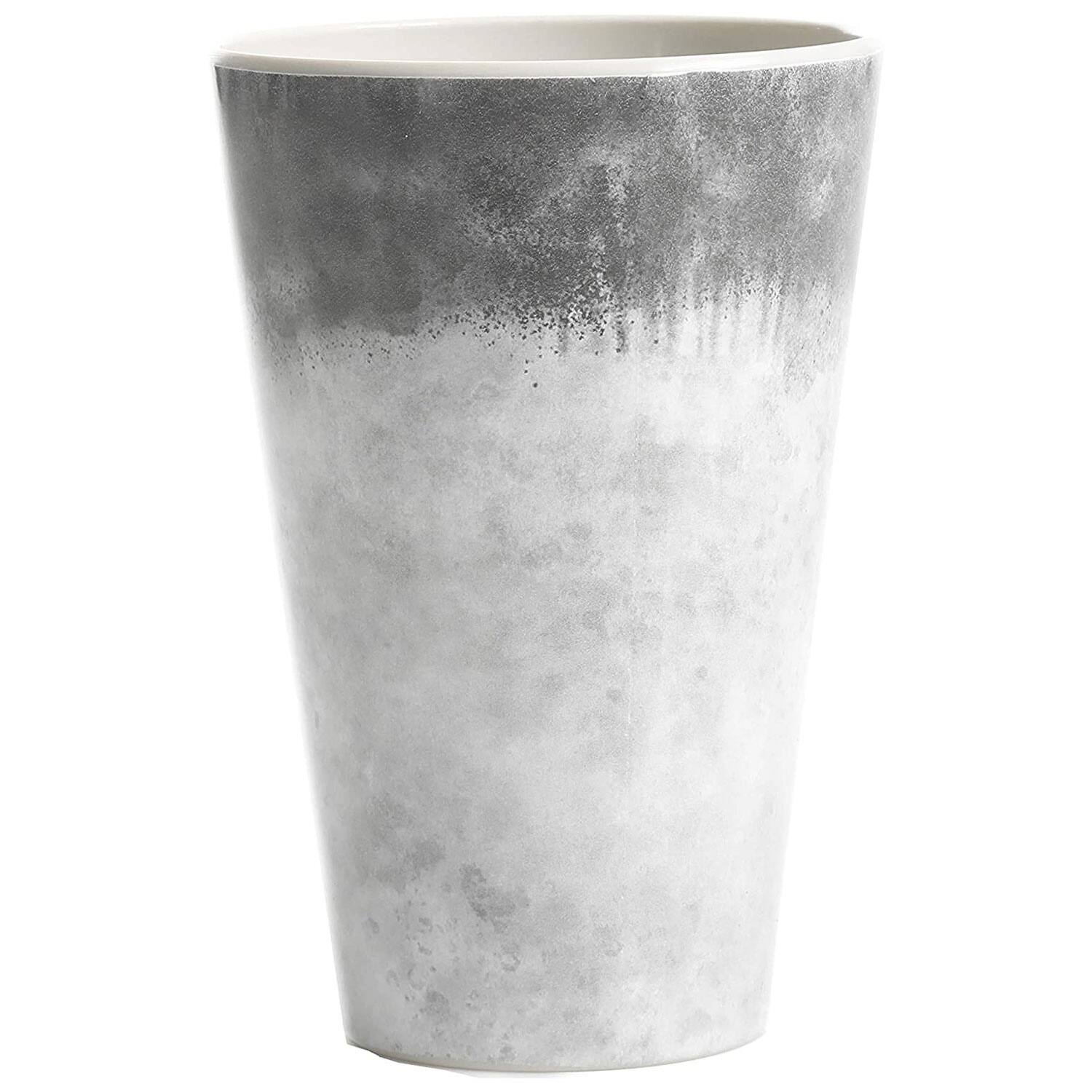 Alt View 4. Gibson - Gibson Home Granite 16 Piece Round Melamine Plate, Bowl, & Cup Dinnerware Set - Marble.