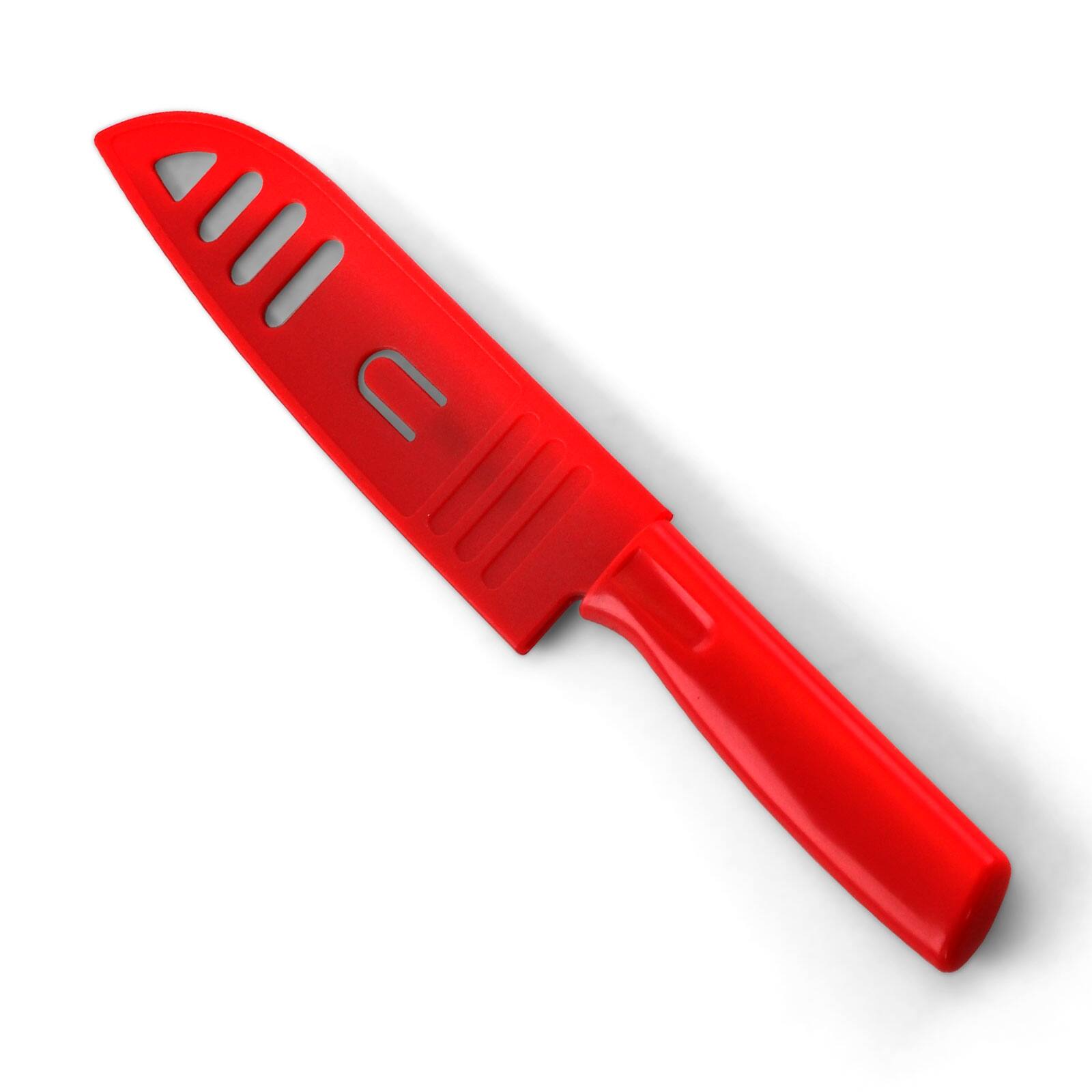 Alt View 2. Gibson - Gibson Everyday Grantville 4 Piece 6 Inch Santoku Knife with Sheath in Assorted Colors - Assorted.