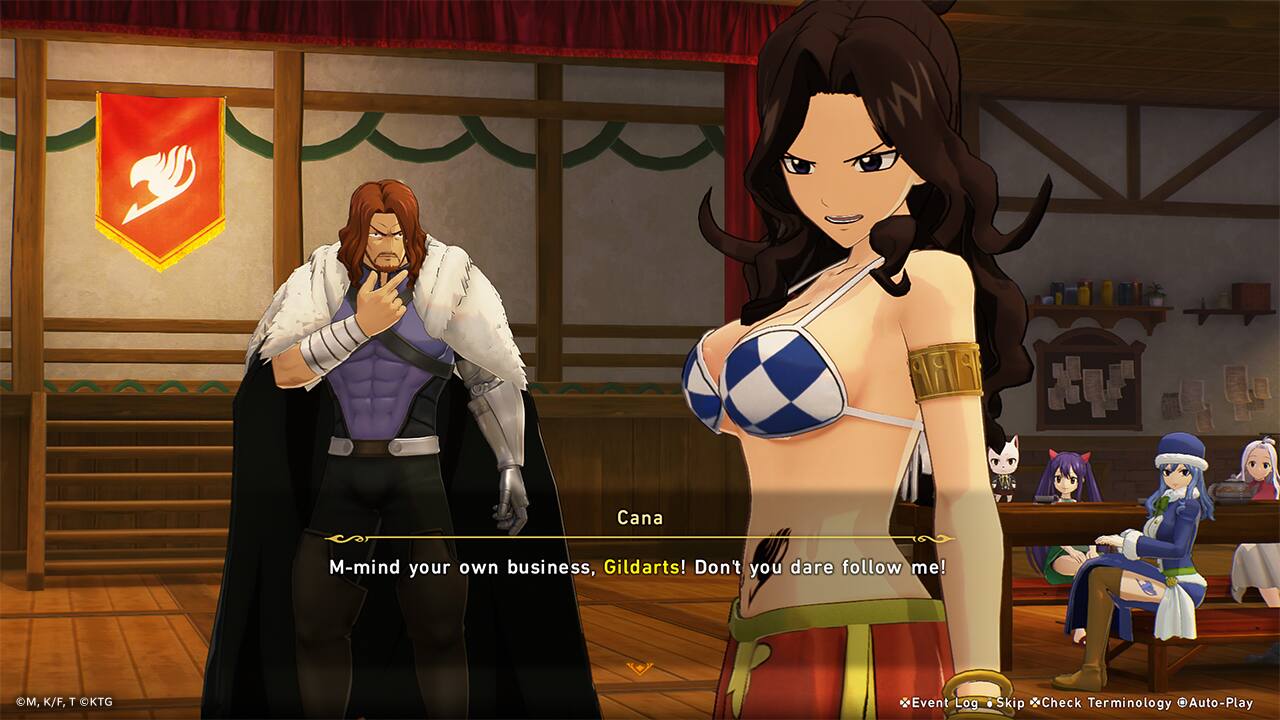 Cana, mind your own business, Gildarts! Don't you dare follow me! M, K/F, T KTG Event Log Skip *Check Terminology @Auto-Play