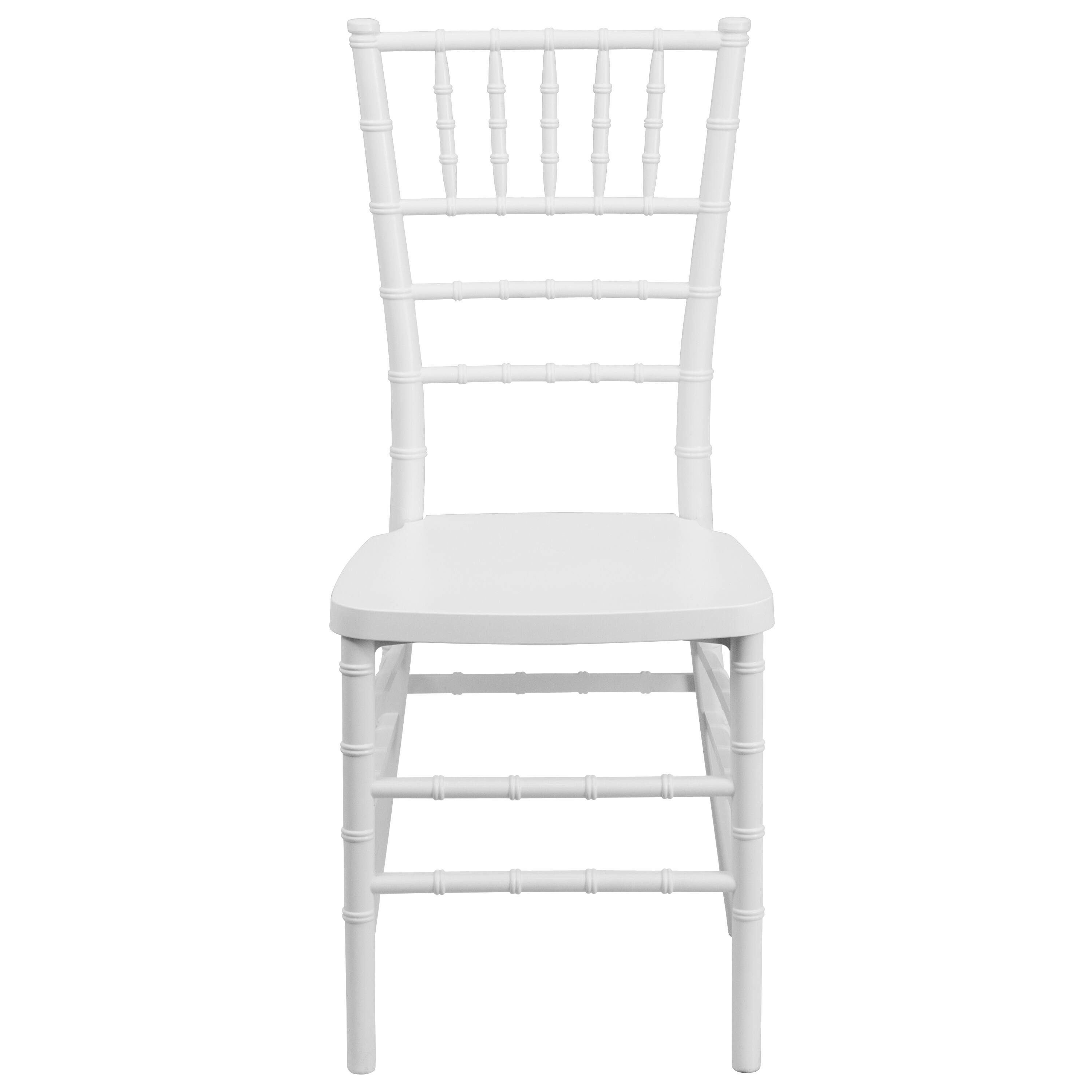 Alt View 7. Emma + Oliver - 2 Pack PREMIUM Resin Stacking Chiavari Chair - White.