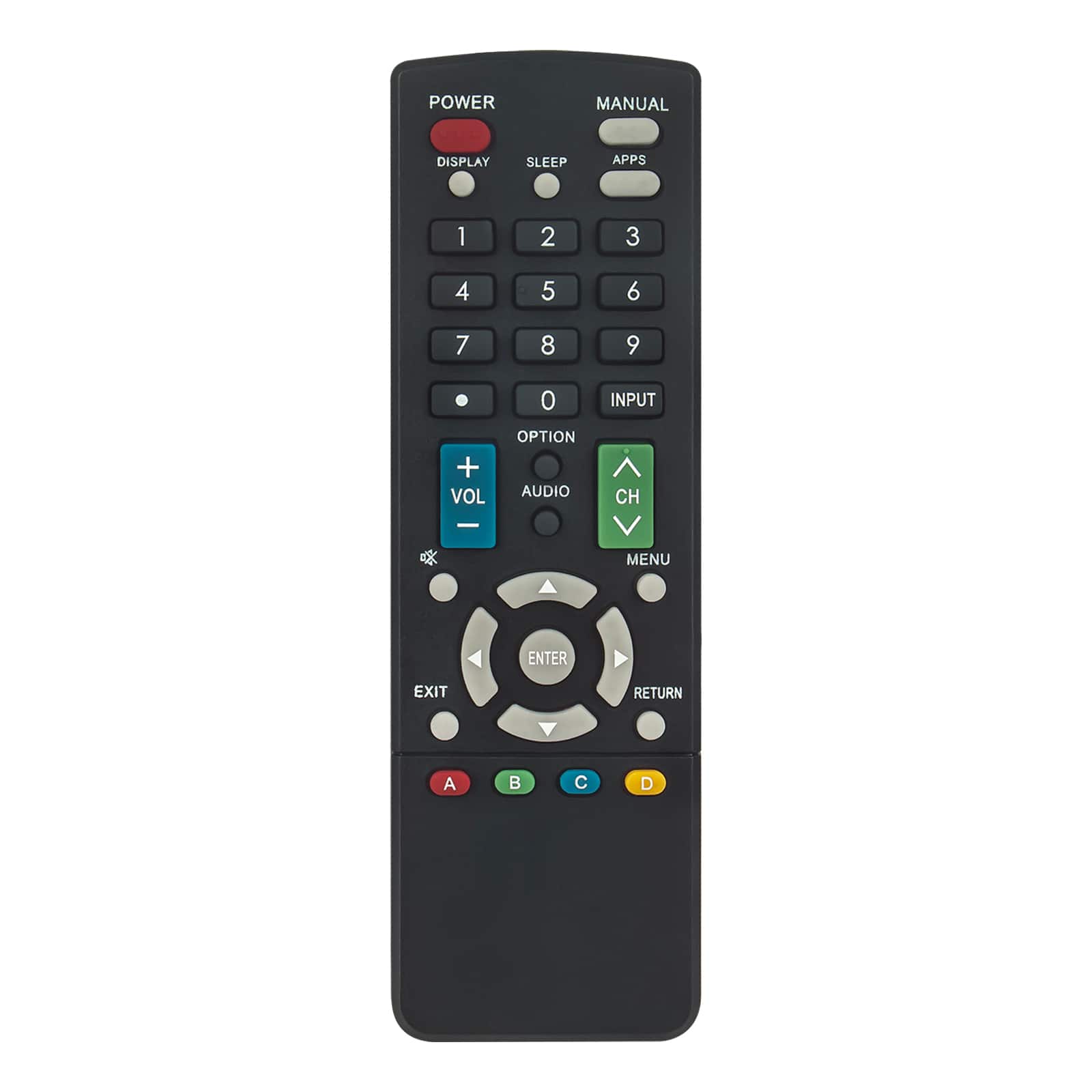 ZdalaMit - New GB244WJSA Replacement Remote Control Applicable for Sharp AQUOS TV - Black