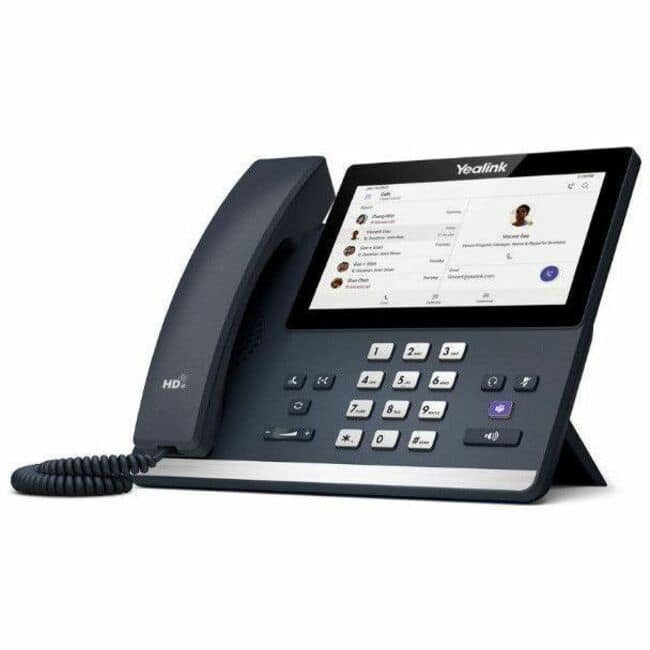 Yealink - IP Phone - Corded - Bluetooth, Wi-Fi - Wall Mountable, Desktop - 7" - 2 x Network (RJ-45) - Classic Gray