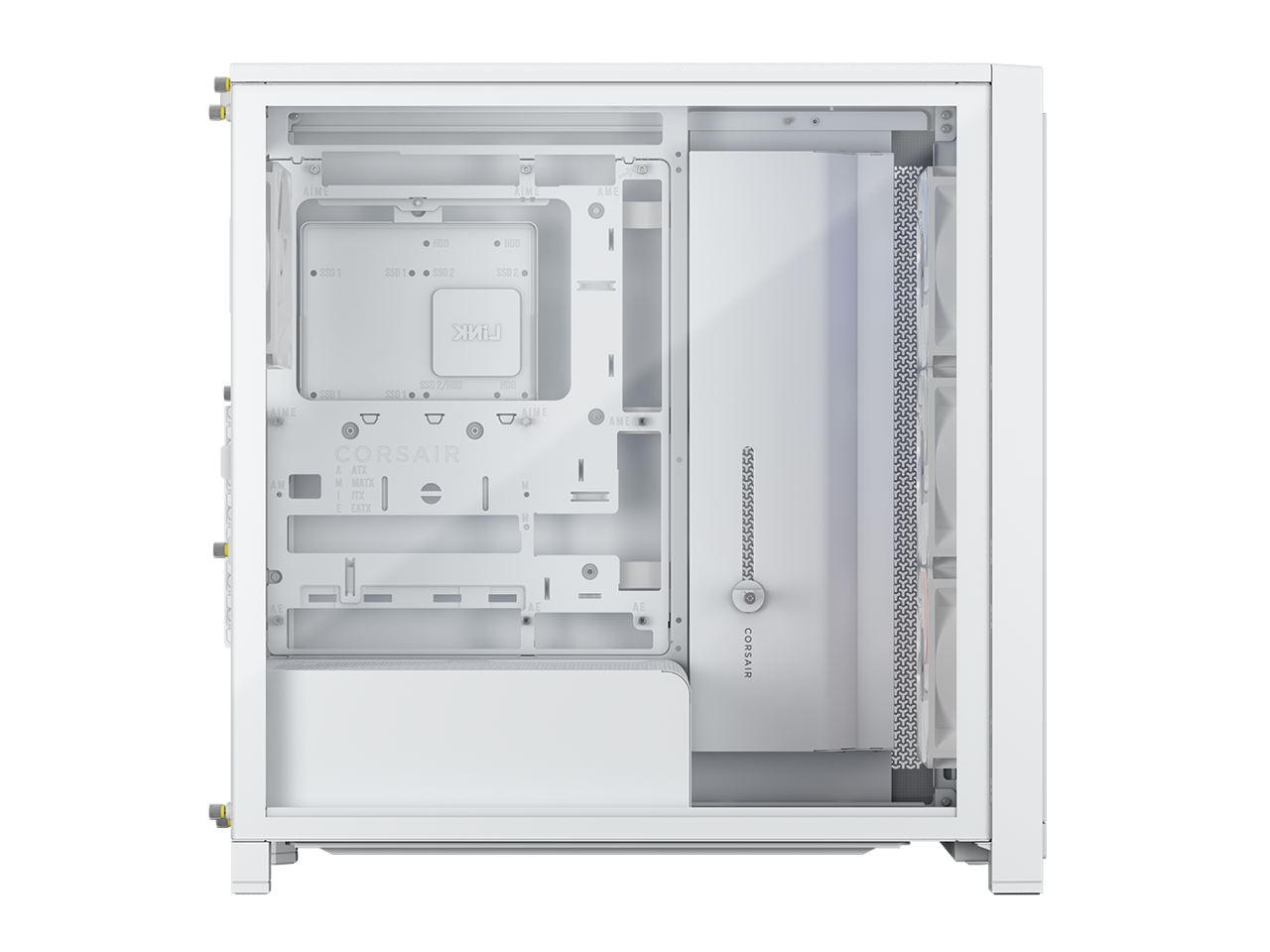 AIME RIME AME HO0 200 5501 2001 5502 S502 - LiNK 100 2/120 200 s1 201 LME ME . CORSAIR A ATT M MATX - ITX 1 TATX AMER E  CORSAIR