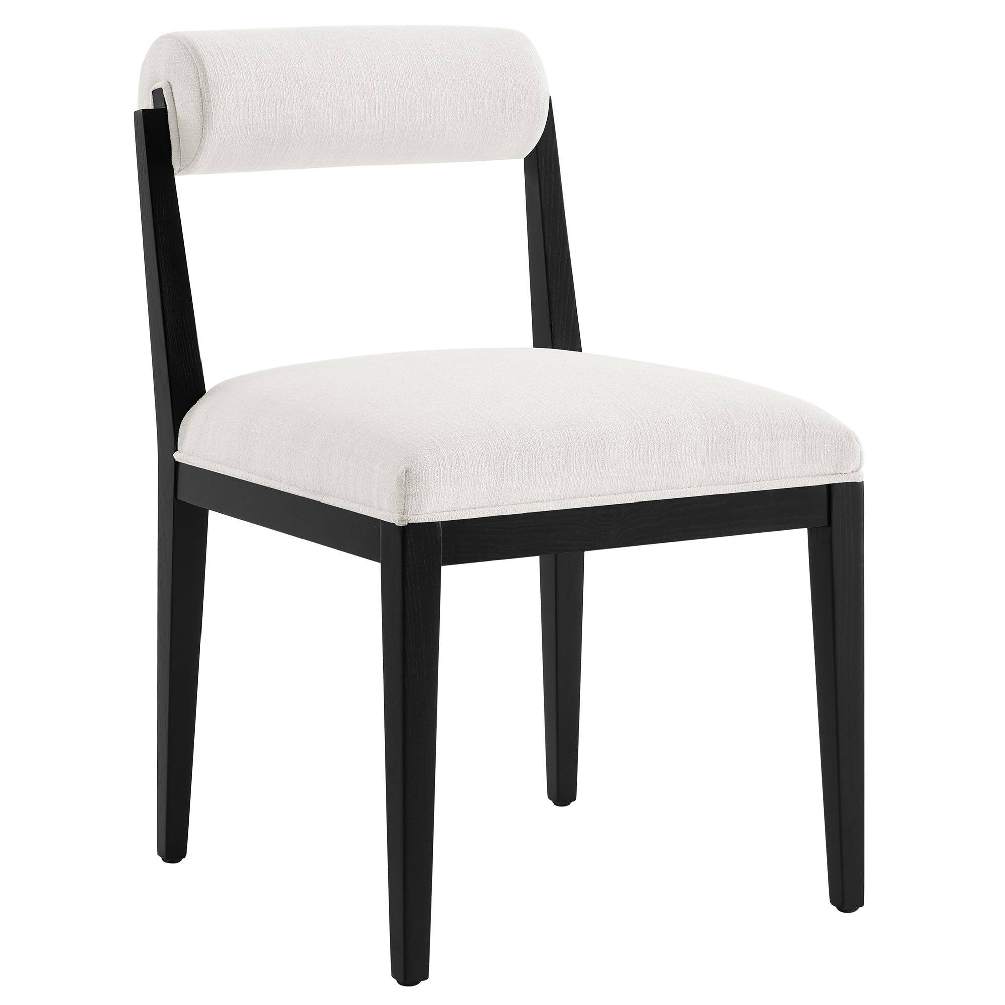 Front. Modway - Kai Fabric Dining Chair by Modway - Black.