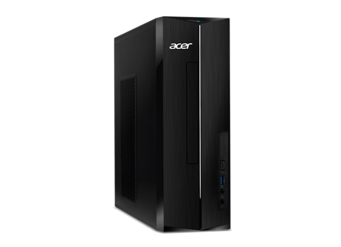Angle. Acer - Acer Aspire XC-1780-UA93 Desktop | Intel Core i5 | 8GB RAM | 512GB SSD | Intel UHD Graphics - Black.