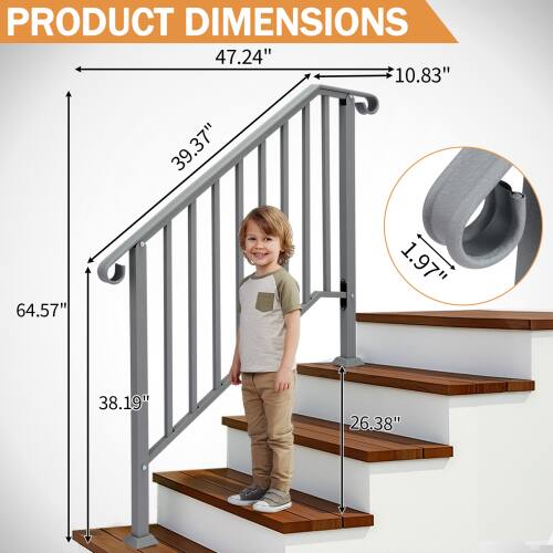 PRODUCT DIMENSIONS

47.24"  
10.83"  
39.37"  
64.57"  
1.97"  
38.19"  
26.38"