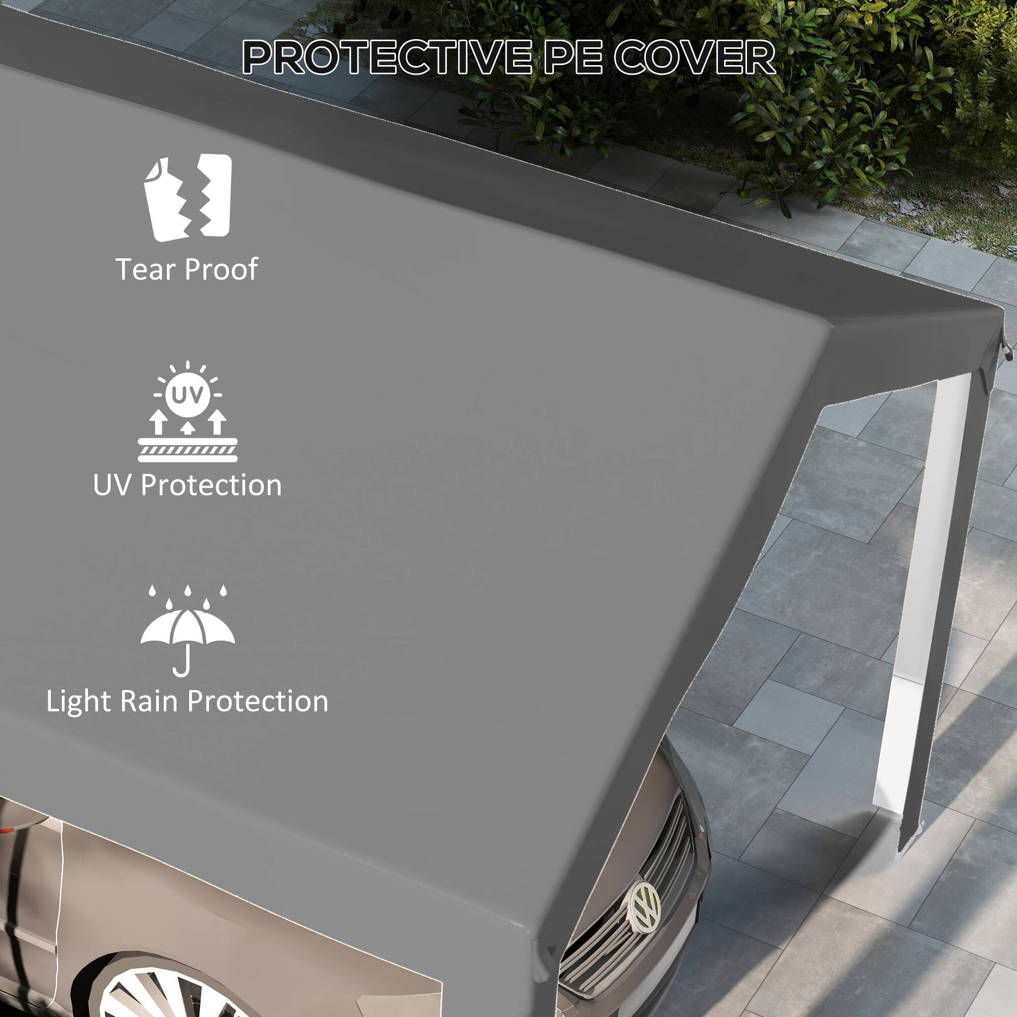 PROTECTIVE PE COVER

Tear Proof
UV Protection
Light Rain Protection