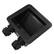 Alt View 11. Renogy - Solar Double Cable Entry Gland - Black.