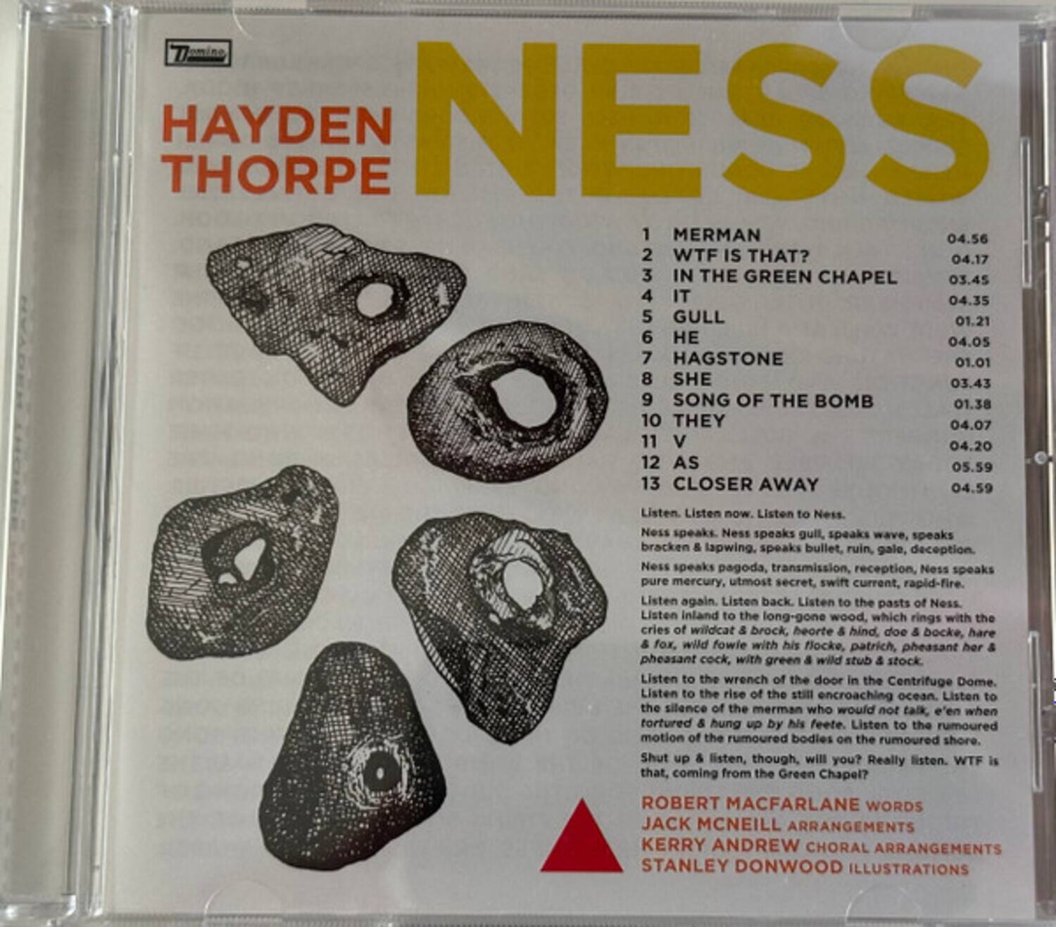 Hayden Thorpe - Ness   - COMPACT DISCS [CD] price history on PriceWatchPro
