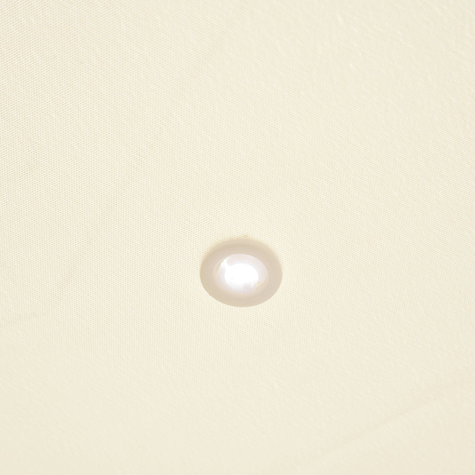 Alt View 5. Outsunny - 10' x 10' Steel Outdoor Pergola Gazebo, Patio Canopy with Weather-Resistant Fabric and Drainage Holes - Cream White.