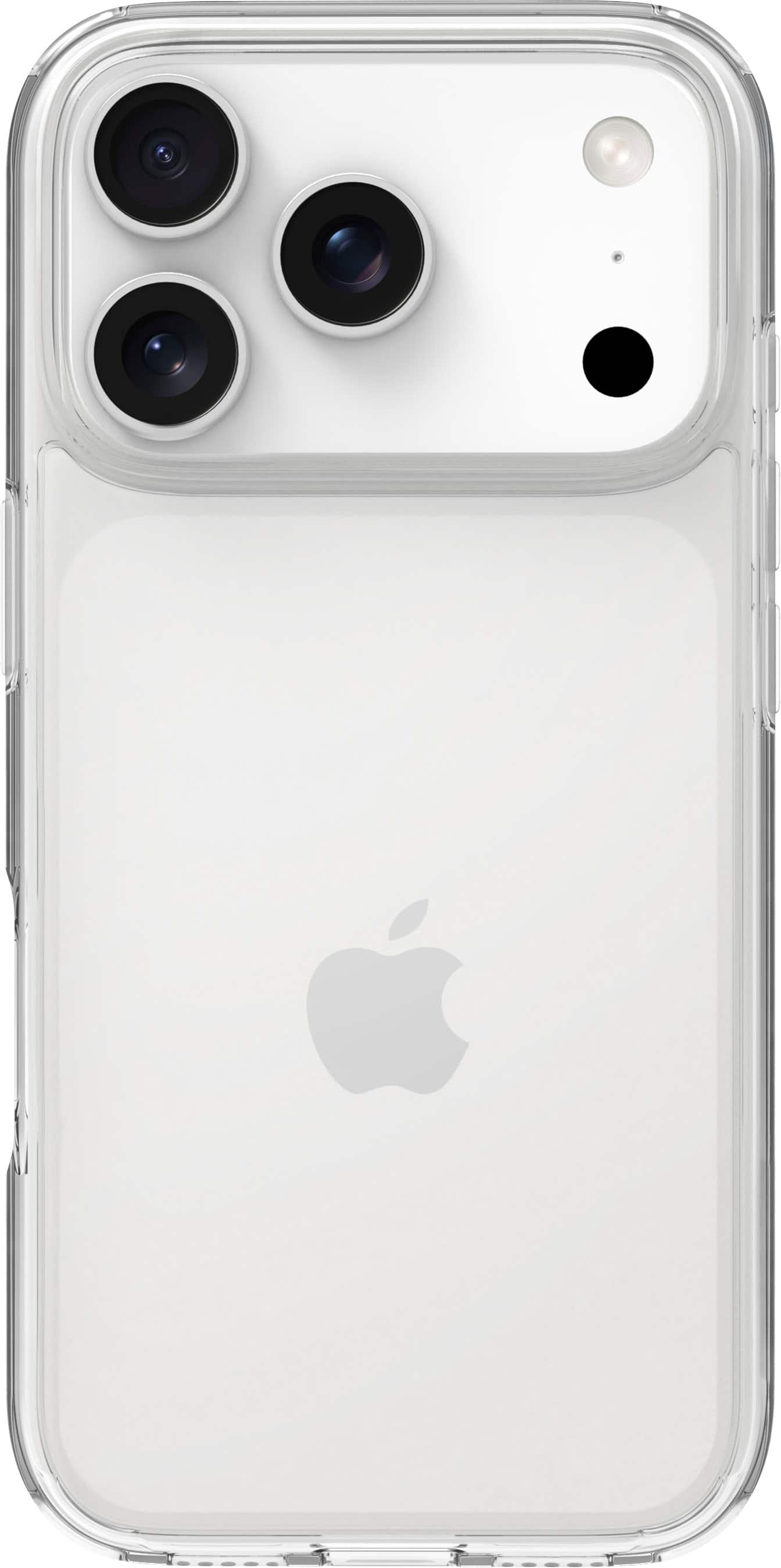 Insignia™ - Hard-Shell Case for Apple iPhone 17 Pro - Clear - Front_Zoom