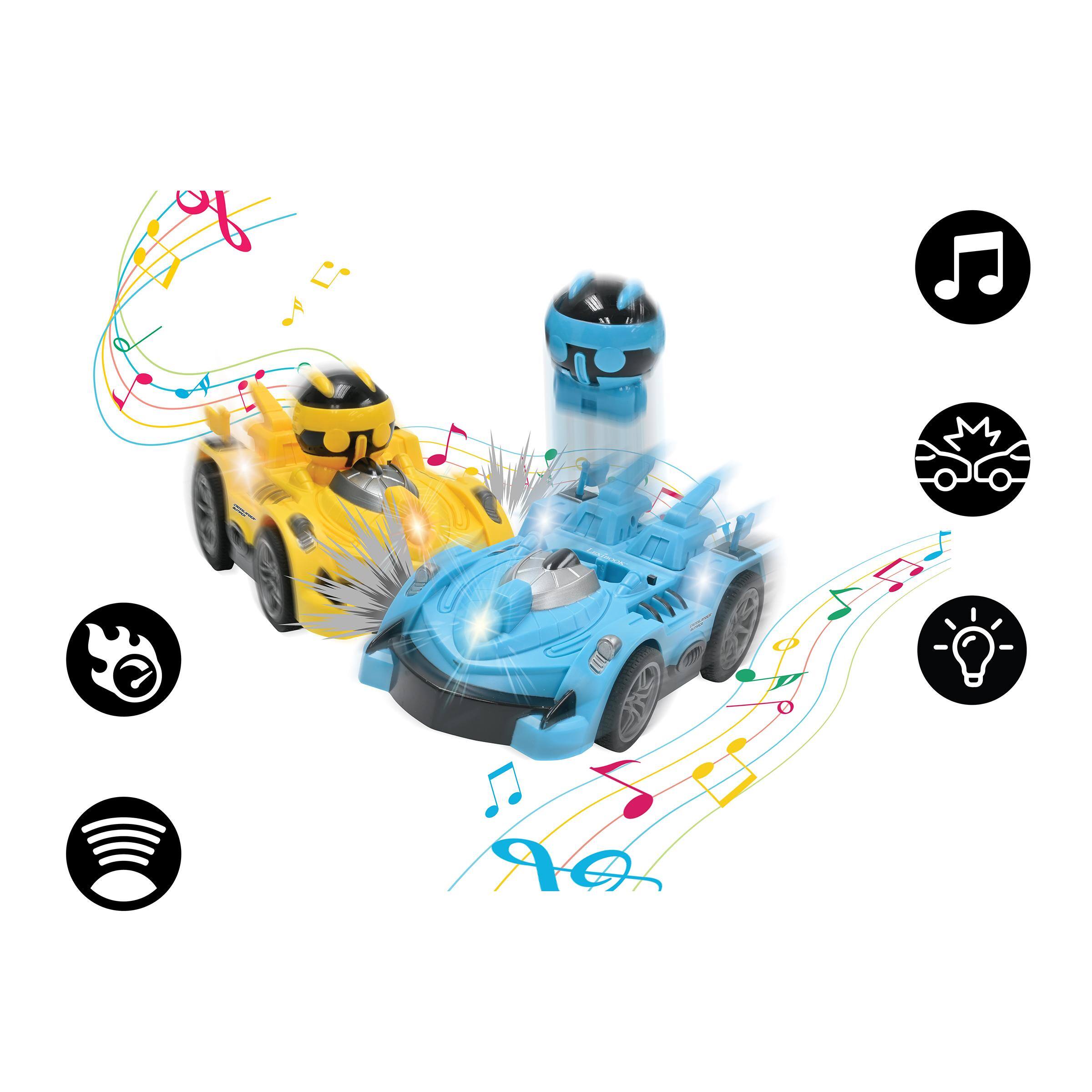 Alt View 2. Lexibook - Crosslander Bumper Cars Set with Removable Figures & Effects.