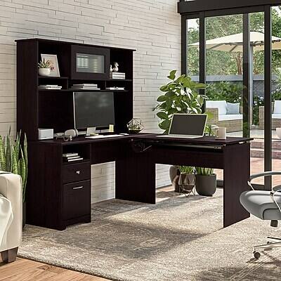 Alt View 5. Bush Furniture - 60"W Computer Desk with Drawers(WC31860) - Espresso Oak.