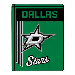 Sweet Home Collection - NHL Dallas Stars 46" x 60" Microfiber Plush Throw Blanket - Green