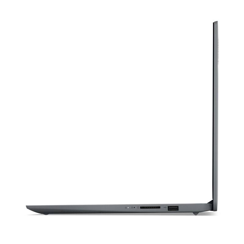Alt View 4. Lenovo - Lenovo IdeaPad 1 15.6" HD Laptop,Intel N4500,20GB RAM,1TB SSD+128GB eMMC,Num Pad, Webcam,Win 11,Grey - Grey.