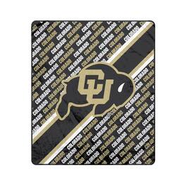 Pegasus - Colorado Buffaloes 60" x 70" Diagonal Lined Wordmark Ultra Soft Blanket - Multicolor